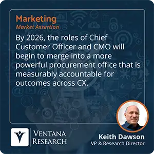 By 2026, the roles of Chief Customer Officer and CMO will begin to merge into a more powerful procurement office that is measurably accountable for outcomes across CX. 