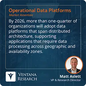 By 2026, more than one-quarter of organizations will adopt data platforms that span distributed architecture, supporting applications that require data processing across geographic and availability zones. 