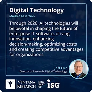 Through 2026, AI technologies will be pivotal in shaping the future of enterprise IT software, driving innovation, enhancing decision-making, optimizing costs and creating competitive advantages for organizations.