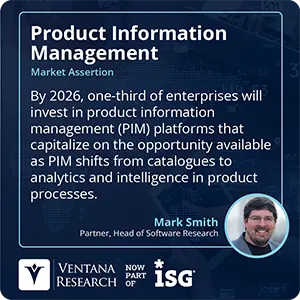 By 2026, one-third of enterprises will invest in product information management (PIM) platforms that capitalize on the opportunity available as PIM shifts from catalogues to analytics and intelligence in product processes.