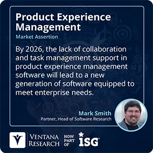 By 2026, the lack of collaboration and task management support in product experience management software will lead to a new generation of software equipped to meet enterprise needs.