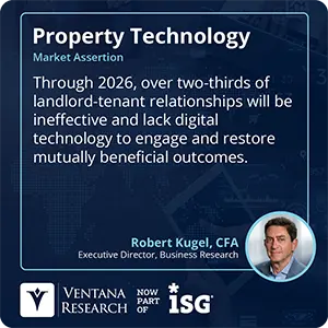 Through 2026, over two-thirds of landlord-tenant relationships will be ineffective and lack digital technology to engage and restore mutually beneficial outcomes.